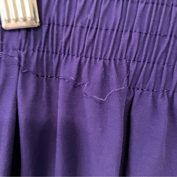 VTG The Limited Women’s Sz. L High Waist Pleated Rayon Shorts Mom Purple Preppy - Picture 6 of 7